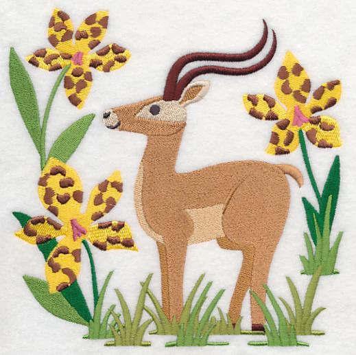 Impala and Tiger Orchid - Image 2