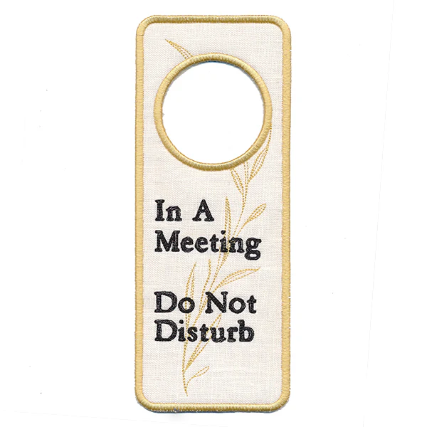 In A Meeting Door Hanger (In-the-Hoop) - Image 6
