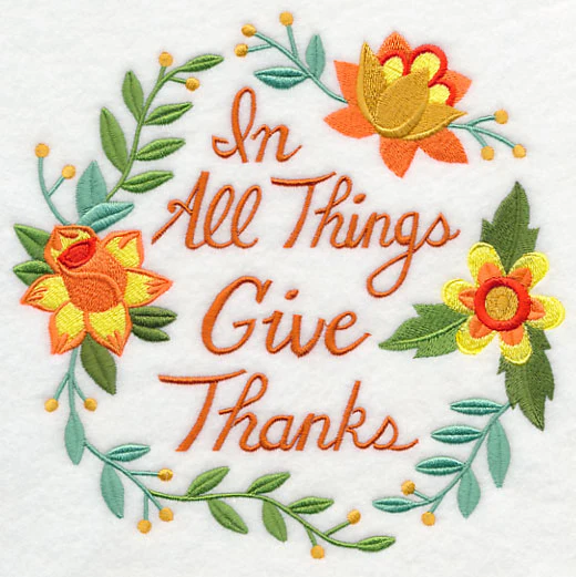 In All Things Give Thanks Wreath - Image 2