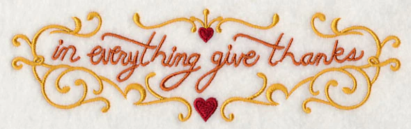 In Everything Give Thanks Border - Image 3