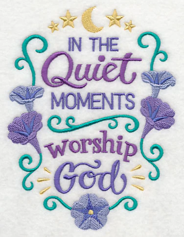 In the Quiet Moments Worship God - Image 3