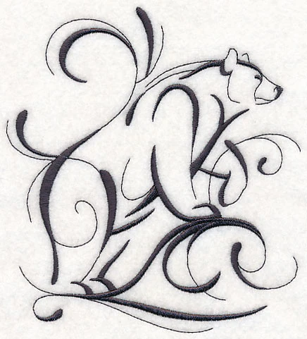 Inky Bear Standing - Image 4