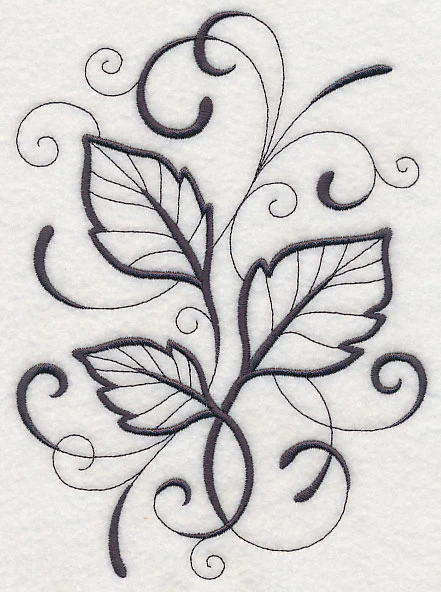 Inky Birch Leaves - Image 2