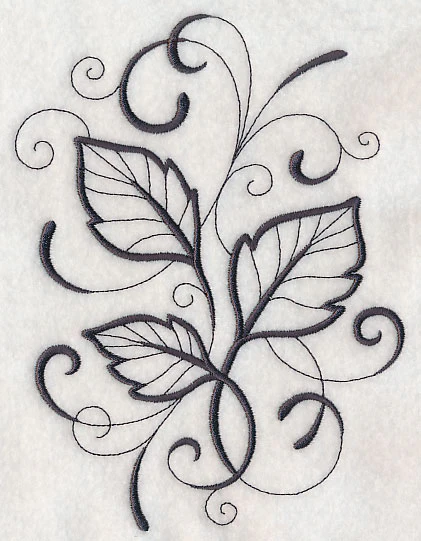 Inky Birch Leaves - Image 3