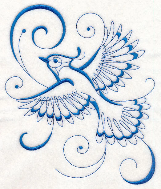 Inky Blue Jay