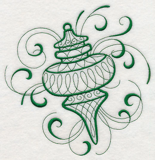 Inky Christmas Ornament 1 - Image 2