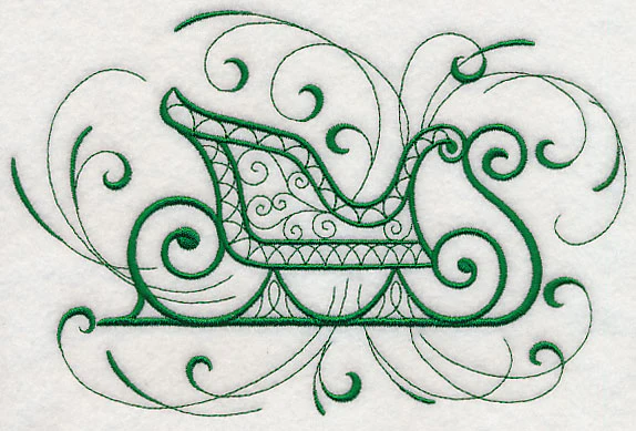 Inky Christmas Sleigh - Image 3