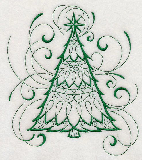 Inky Christmas Tree - Image 2
