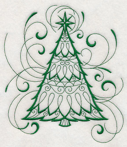 Inky Christmas Tree - Image 3