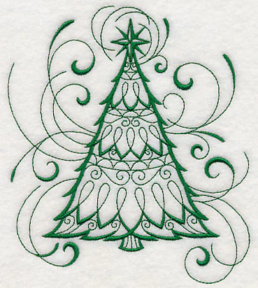 Inky Christmas Tree - Image 4
