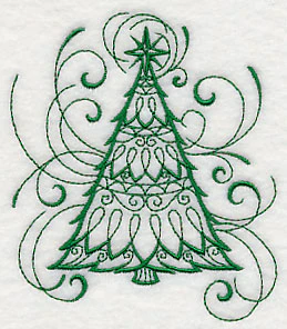 Inky Christmas Tree - Image 5
