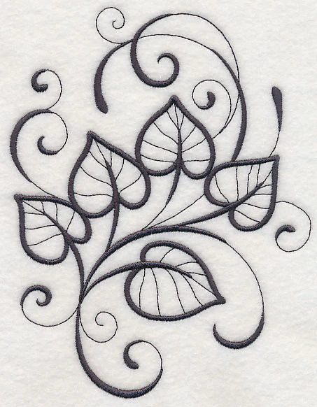 Inky Cottonwood Leaves - Image 2