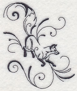 Inky Fox Running - Image 3