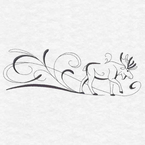 Inky Moose Border