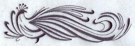 Inky Peacock Border - Image 2