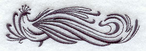 Inky Peacock Border - Image 3