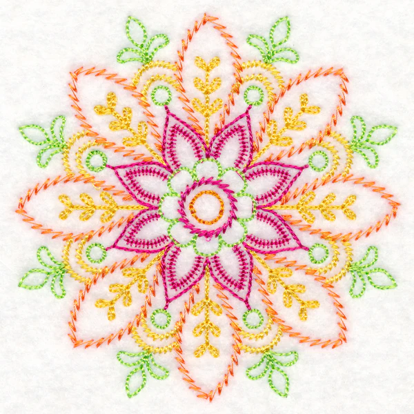Intricate Floral Medallion (Vintage) - Image 5