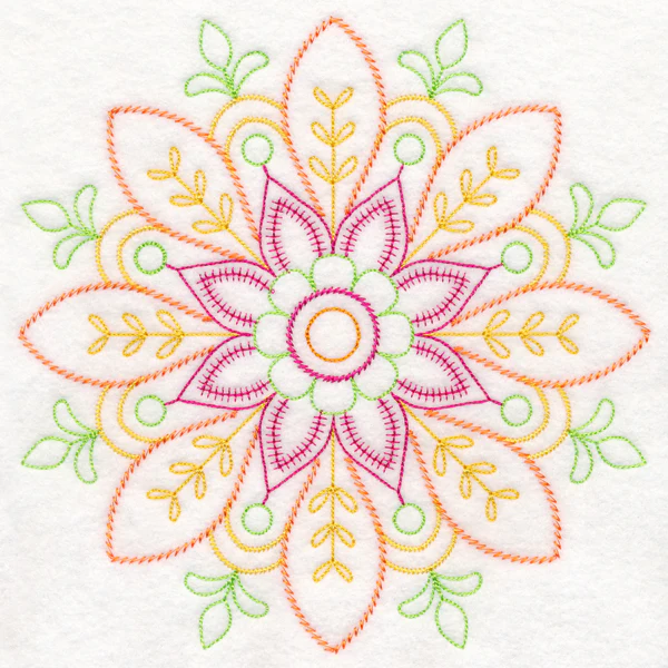 Intricate Floral Medallion (Vintage) - Image 6