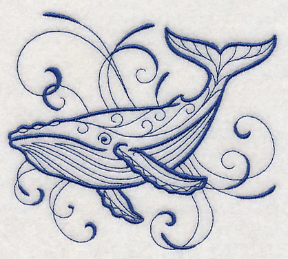 Intricate Ink Sea Life - Blue Whale - Image 3