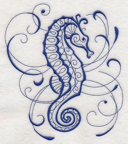 Intricate Ink Sea Life - Seahorse - Image 5