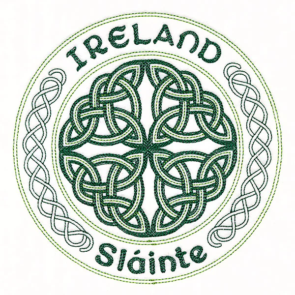 Ireland Sláinte Stamp Light Stitch - Image 5