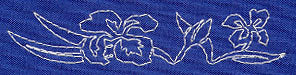 Iris Sashiko Border (Single Run) - Image 4
