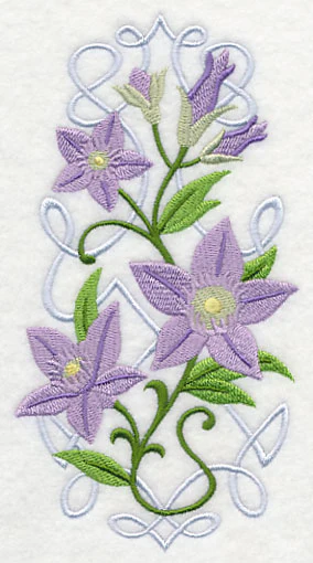 Irish Wildflower Spray - Autumn Gentian - Image 4