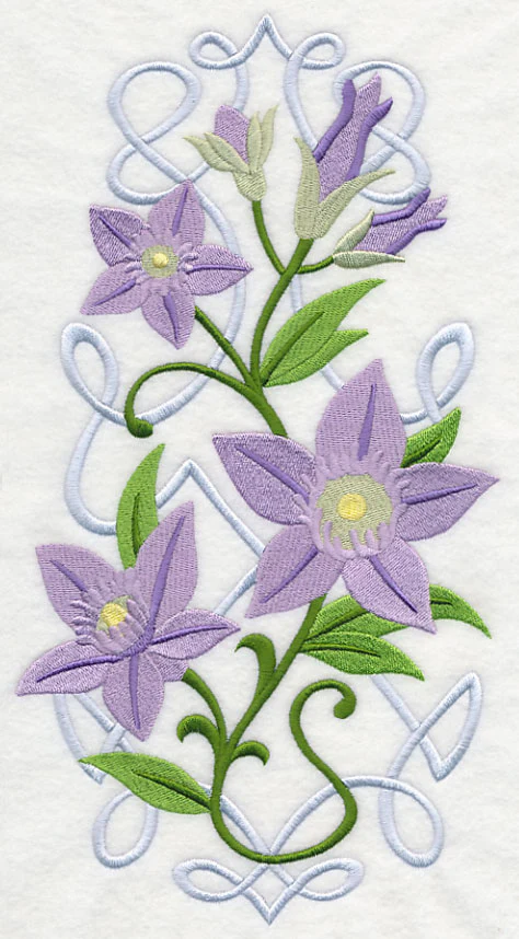 Irish Wildflower Spray - Autumn Gentian - Image 5