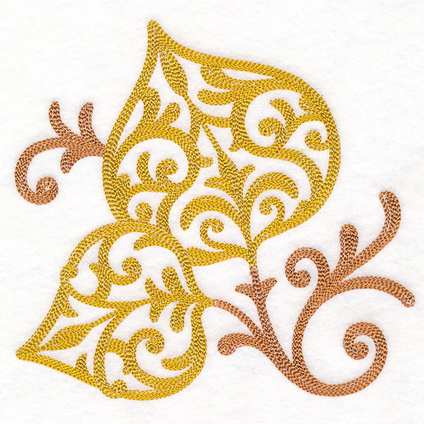 Ironwork Autumn Aspen Leaf - Image 3