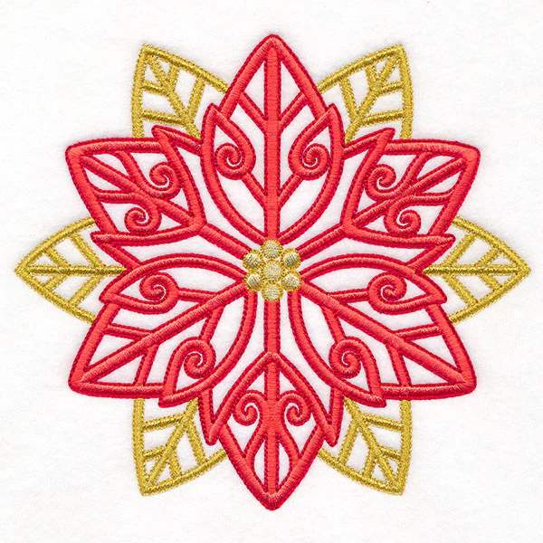 Ironwork Christmas Poinsettia Feature - Image 2