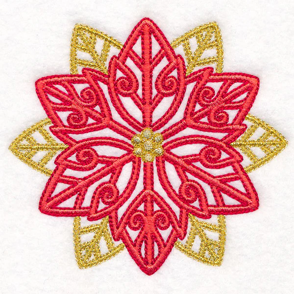 Ironwork Christmas Poinsettia Feature - Image 4