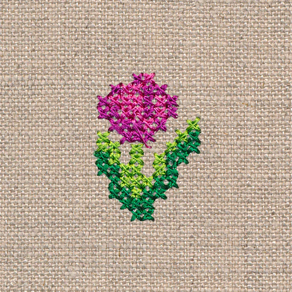 Itty Bitty Flower (Cross Stitch)
