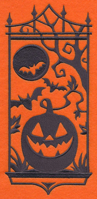 Jack-o-Lantern Silhouette Panel - Image 2