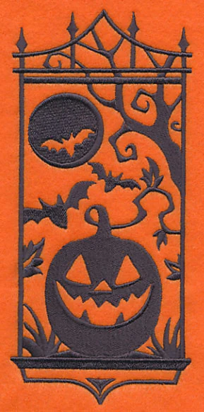 Jack-o-Lantern Silhouette Panel - Image 3