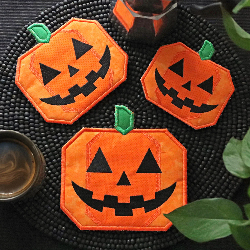 Jack o' Lantern Trivet (In-the-Hoop)