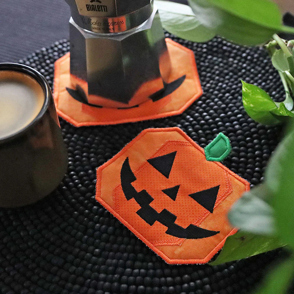 Jack o' Lantern Trivet (In-the-Hoop) - Image 4