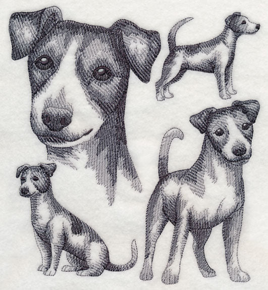 Jack Russell Terrier Sketch (Full Tail) - Image 4