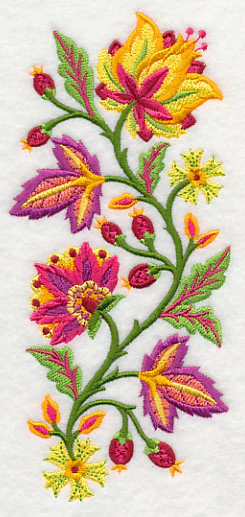 Jacobean Blazing Blooms Spray - Image 4