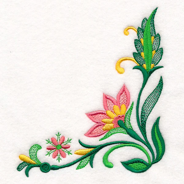 Jacobean Blooms Corner - Image 6