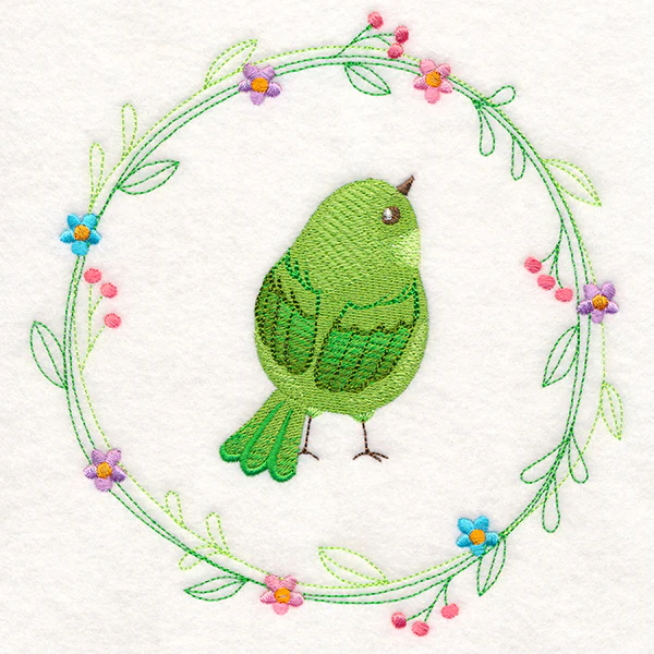 Jade Bird Wreath - Image 2