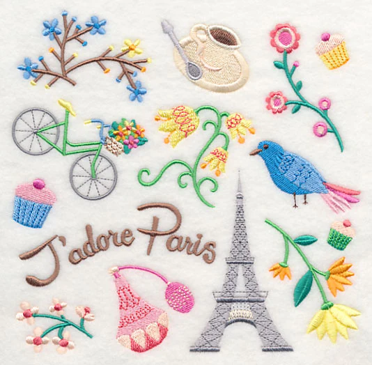 J'adore Paris Collage - Image 2