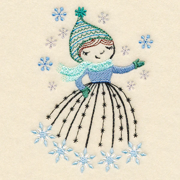 January Friend with Snowflakes - Image 3