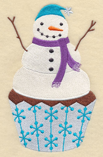 January Snowman Cupcake - Image 3