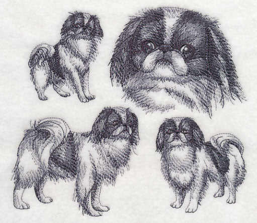 Japanese Chin Sketch - Image 2