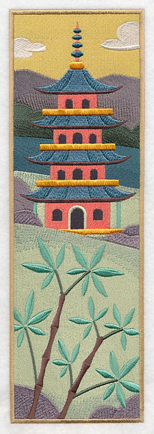 Japanese Garden Panel Scene - Temple - Image 5