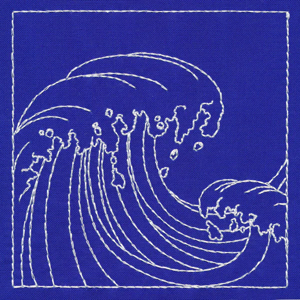 Japanese Sashiko Quilting - Waves - Image 5
