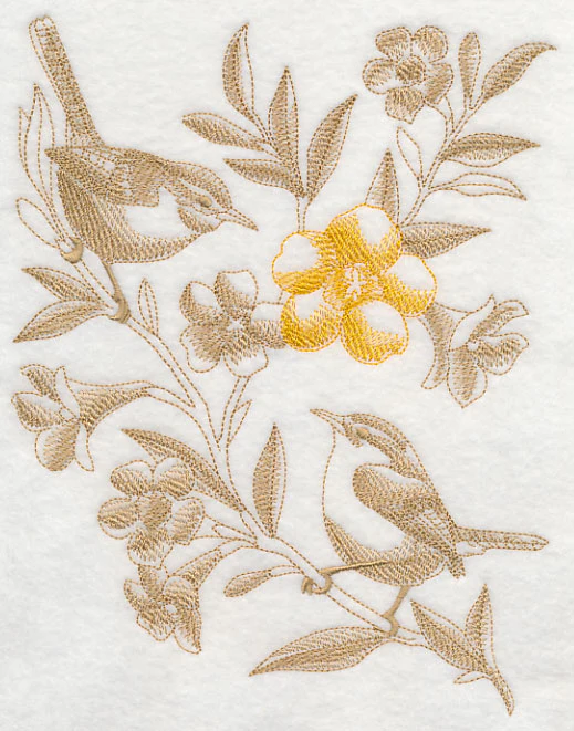 Jessamine and Wrens (Toile) - Image 5