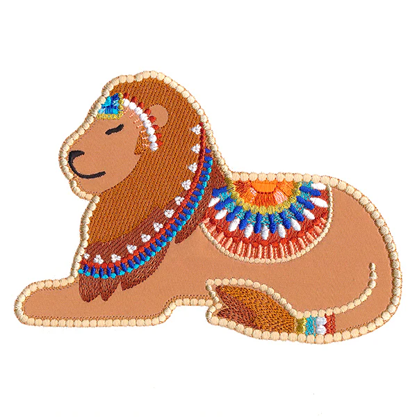 Jeweled Safari Lion (Applique) - Image 3