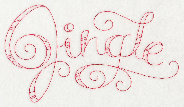 Jingle (Redwork) - Image 2