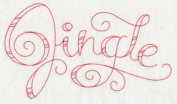 Jingle (Redwork) - Image 3